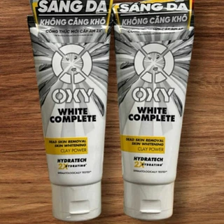 sữa rửa mặt sáng da nam oxy white complete 100g da trơn láng sáng mịn