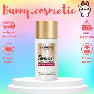 Kem Chống Nắng L’Oreal Paris UV Defender Serum 50ml SPF 50+ x20 - Giúp Thoáng Da Mỏng Nhẹ