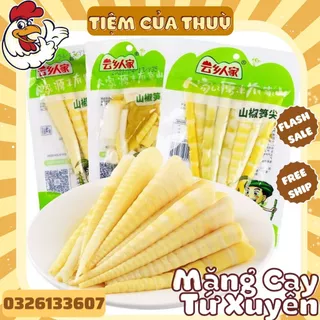 Măng Cay Tứ Xuyên, Măng Trúc Cay Tứ Xuyên YUYU Gói 110G, Măng Cay Yuyu Trùng Khánh, Tiệm ăn vặt Thuỳ Bùi