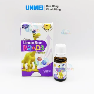 LineaBon vitamin D3 K2 10ml - Vitamin tăng chiều cao cho bé