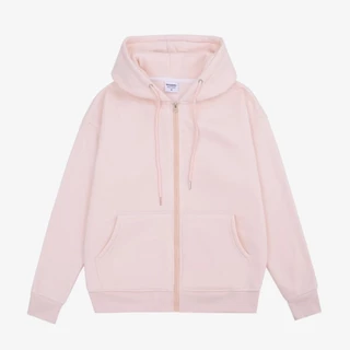 Áo hoodie zip trơn chất vải cotton dày siêu ấm Nam Nữ Form Rộng Ulzzang Unisex mũ 2 lớp Thu Đông