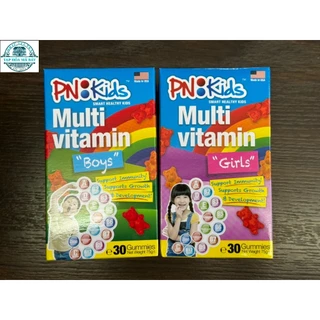 Kẹo dẻo PN Kids Multivitamin tăng sức đề kháng cho bé Boys and Girls