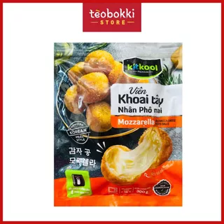 [SHIP CẦN THƠ] Viên khoai tây phô mai, viên khoai tây nhân phô mai mozzarella Kitkool 300g