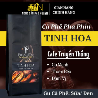 Cà Phê Tinh Hoa Gói 500g Gu Mạnh Cafe Truyền Thống Pha Phin Sánh Nước Đậm Vị Gu Cafe Sữa Đá Đen Đá