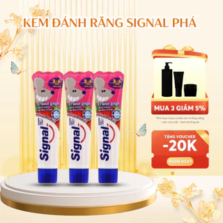 Kem đánh răng Signal, bàn chải đánh răng Signal Pháp cho bé - Hana Cosmestic