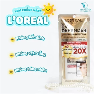 Kem Chống Nắng Loreal UV Serum Protect Invisible Fluid 50ML