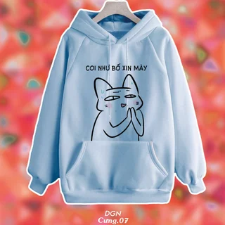 Áo nỉ hoodie độc lạ giá rẻ unisex basic nam nữ nỉ bông dày đẹp hot trend phong cách chất ngầu Hàn Quốc GOAT STORE 2024