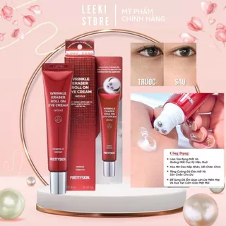 Kem Dưỡng Mắt Dạng Lăn Pretty Skin Wrinkle Eraser Roll Eye Cream Retinol 30ml