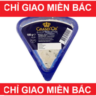 (Có hoả tốc Hà Nội - không nhận khách miền nam + trung ) Phô mai mốc xanh GRAND’OR Danablue 100g - nhận gửi xe tỉnh