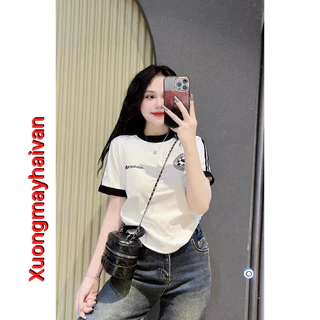 HV -Áo thun nữ AD Dáng Babytee From Vừa Chất Mền Đẹp Full Màu