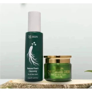 Combo Cao Mụn Sâm Vàng MQSKIN - Serum Mụn