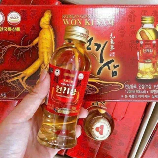 nước hồng sâm chai có củ hàn quốc