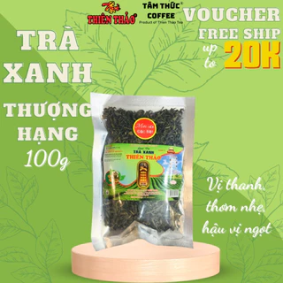 Trà xanh Thái Nguyên móc câu Thiên Thảo 100g, đặc sản Đà Lạt_HÀNG CÔNG TY