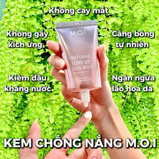 Kem chống nắng M.O.I Natural Tone Sun Milk SPF50+ PA++++ 40ml