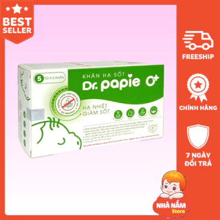 ❤️ [FREESHIP] Khăn Lau Hạ Sốt Dr.Papie, Khăn Lau Hạ Sốt Cho Bé Dr.Care, Oribebe, khăn lau hạ sốt cho trẻ em, trẻ sơ sinh