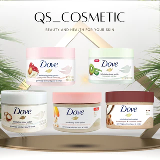 Tẩy Da Chết Toàn Thân DOVE bản Mỹ 298g Chăm Sóc Da Dưỡng Trắng Cấp Ẩm Exfoliating Body Polish / QS_COSMETIC