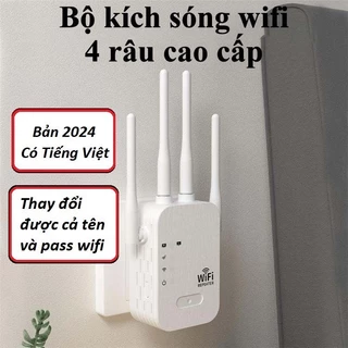 [SIÊU SALE] Wifi 4 Râu Tốc Độ Cao 300Mbps Kiêm Cục Kích Wifi Xuyên tường Siêu Mạnh Bộ Kích Wifi Kết Nối Xa