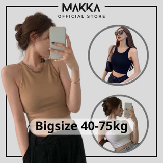 Áo croptop 3 lỗ MAKKA co giãn 4 chiều phong cách sexy sport 3129