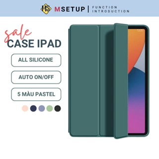 Ốp iPad Silicone 5 Màu (Không có khay bút) Đủ Model - Case iPad Gen 10 9 8 7 6 5, Bao Da Mini/Air 1 2 3 4 5, Pro 11 inch