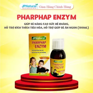 PHARPHAP ENZYM - Giúp bé nâng cao sức đề kháng, hỗ trợ kích thích tiêu hóa, hỗ trợ giúp bé ăn ngon (100ml)