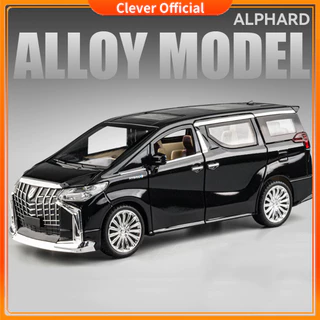 Xe Kim loại mô hình Toyota Alphard tỉ lệ 1:36 mở 3 cửa