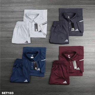 Set Bộ Thể Thao Nam SET103 Logo Adidas Form Chuẩn Đẹp Chất Vải Cao Cấp