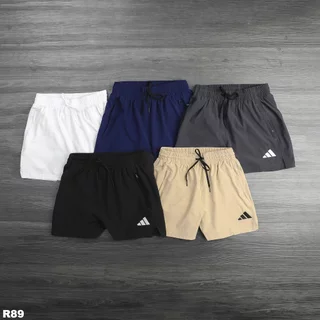 Quần Short Run Thể Thao Nam R89 Logo Adidas Thêu Thời Trang Chuẩn Form VNXK