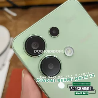 Combo 2 Miếng dán cường lực camera Xiaomi Redmi Note 13 nguyên liệu nano cao cấp