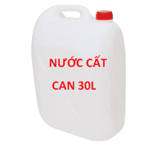 (HOẢ TỐC HCM) (CẤT 2 LẦN) NƯỚC CẤT CAN 5 Lít - 10 Lít - 30 Lít