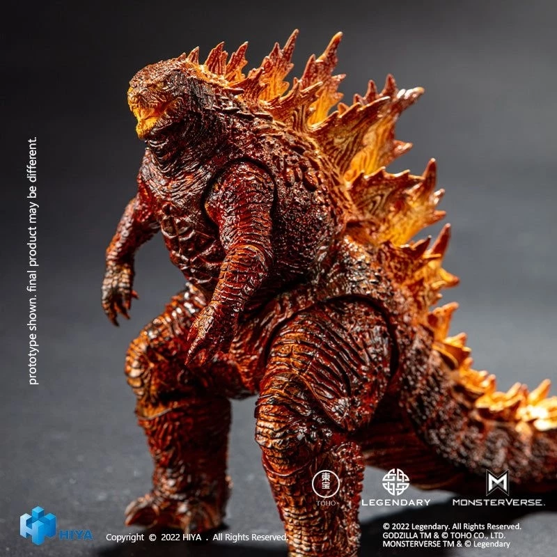 Mô hình quái vật godzilla burning Hiya Toys 2019.