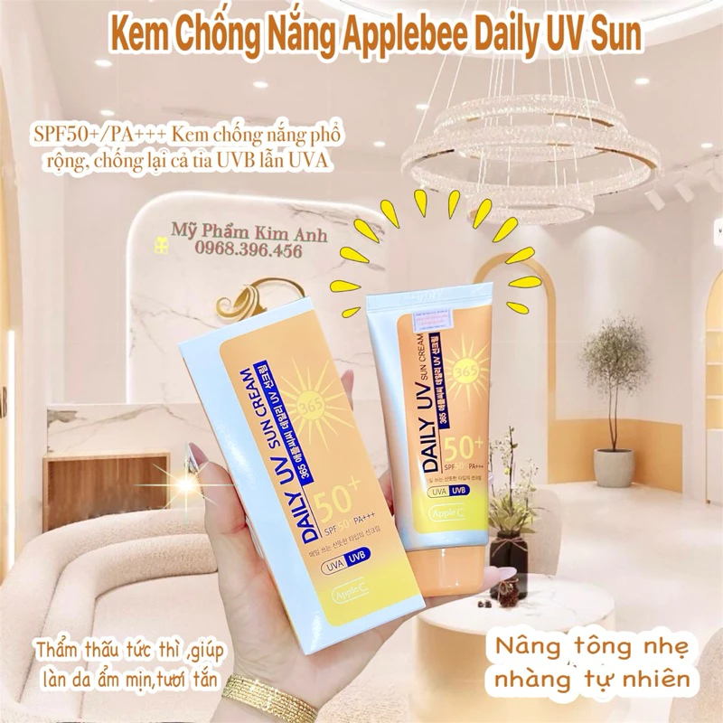 Kem chống nắng APPLEBEE DAILY UV SUN CREAM