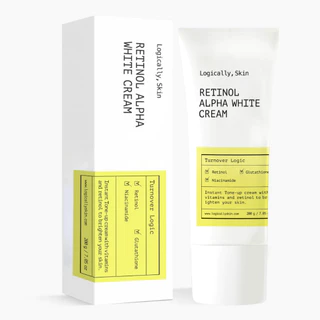 Kem dưỡng trắng mờ thâm Logically,Skin Retinol Alpha White Cream 40g