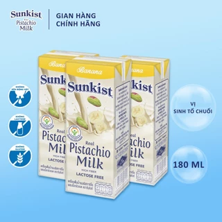 [HSD 22/12/2024] Sữa hạt dẻ cười SUNKIST SINH TỐ CHUỐI 180ml