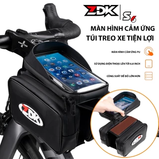 Túi treo sườn xe đạp ZDK S6 thể thao , màn hình cảm ứng ,tiện lợi ,thời trang. Túi xe đạp