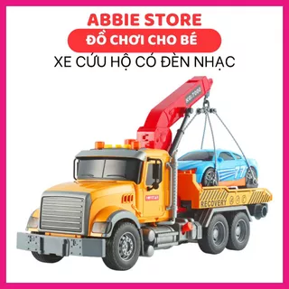 Xe ô tô cứu hộ đồ chơi cỡ lớn với nhựa ABS, đèn và nhạc đầy màu sắc cho trẻ em