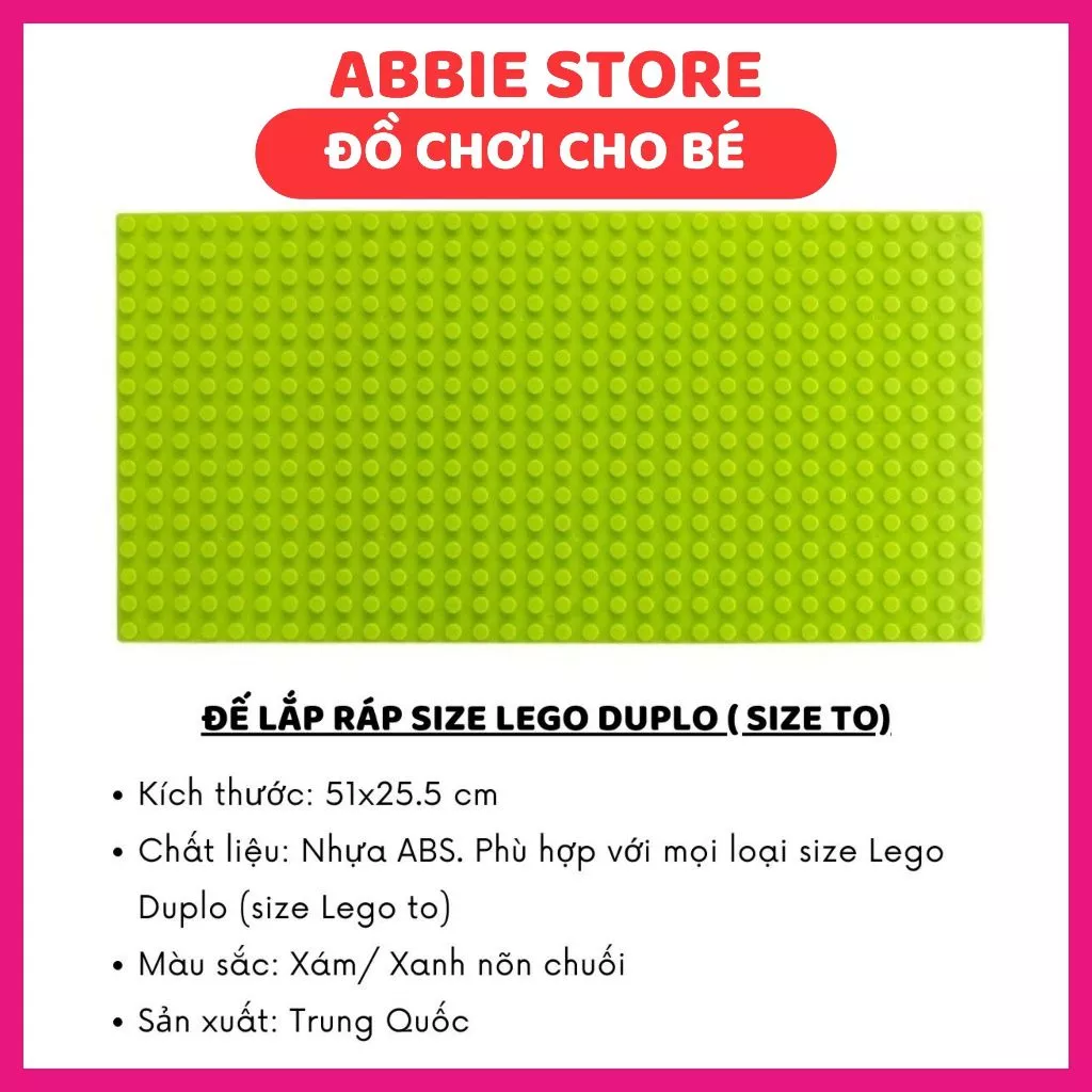 Đế lắp ráp, tấm nền base loại gạch to 25,5 x 51cm