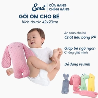 Gối ôm trẻ em Ema chất liệu bông PP an toàn cho bé dễ dàng vệ sinh phù hợp cho bé từ 0 - 3 tuổi