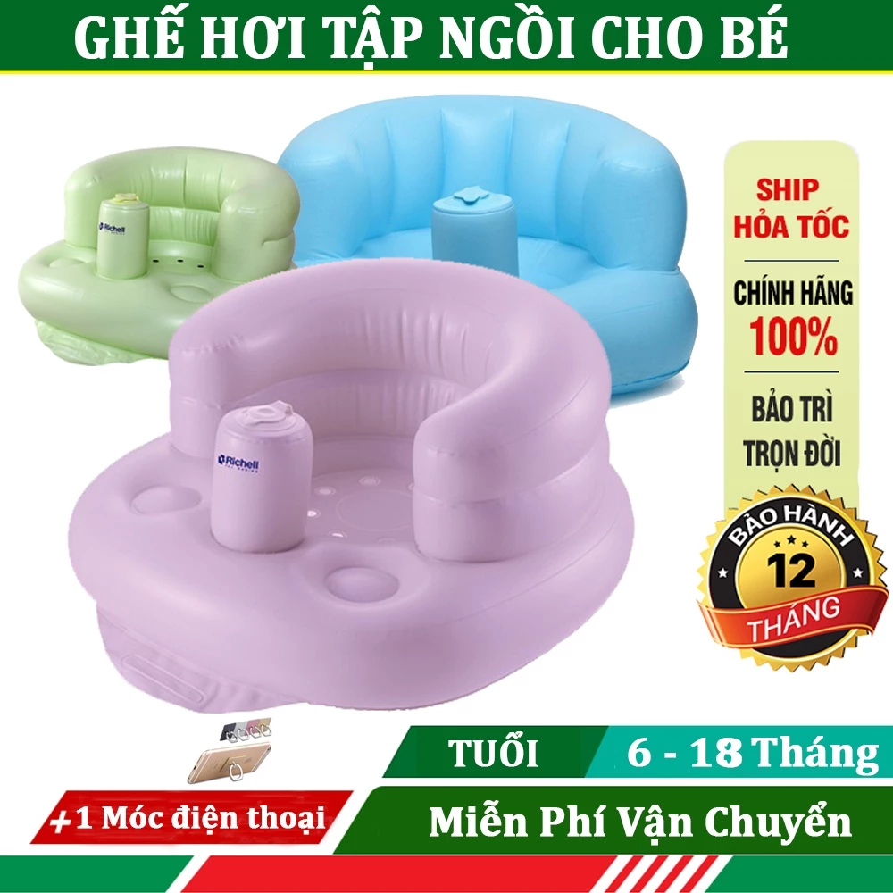 Ghế hơi tập ngồi cho bé, ghế phao tập ngồi cho bé từ 6 tháng tuổi
