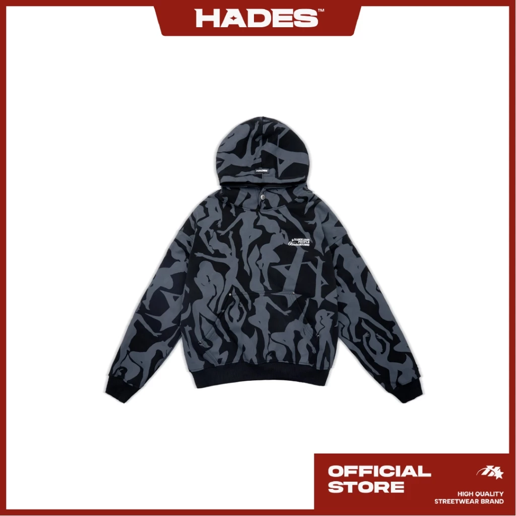 ÁO HOODIE MŨ TRÙM UNISEX VẢI NỈ BÔNG LITHE BOXY HOODIE - HADES BRAND CHÍNH HÃNG