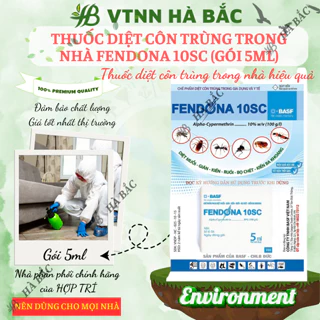 Thuốc diệt côn trùng trong nhà Fendona 10SC HỢP TRÍ, ruồi muỗi kiến gián (GÓI 5ML)