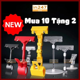 Kẹp bảng giá, wobbler quảng cáo, kẹp giá sale, kẹp nhựa cho siêu thị cửa hàng in247 store