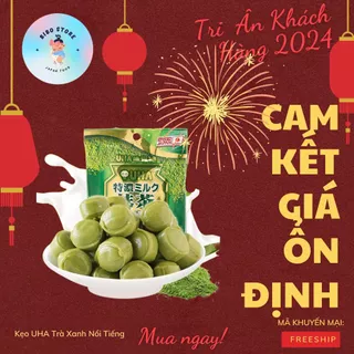 [HSD 7.2025] Kẹo UHA Trà Xanh Matcha Nổi Tiếng - Nội Địa Nhật Bản