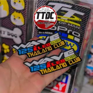 [Giá 1 tem] Tem Sticker Logo Decal Phản Quang mới mẫu Wave 125i Thailand cực đẹp 😍🚗✌🏻