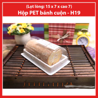 100c - Hộp nhựa H19 đựng bánh