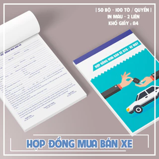 HỢP ĐỒNG MUA BÁN XE - 2 LIÊN