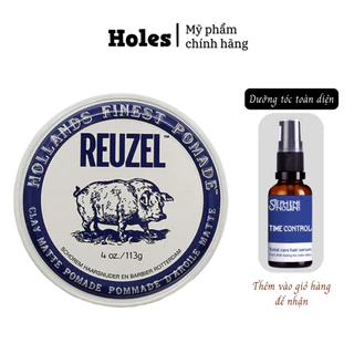 Sáp vuốt tóc Reuzel Clay Matte Pomade 113gr