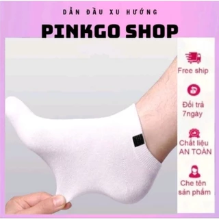 1 Đôi Tất nam ngắn cổ, vớ nam nữ chống hôi chân - Pinkgo Shop