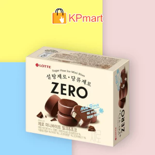 Kem viên ruby socola Hàn Quốc Lotte Zero Mini Bites 380ML