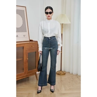 Quần jeans loe mài ria mèo QJW2568