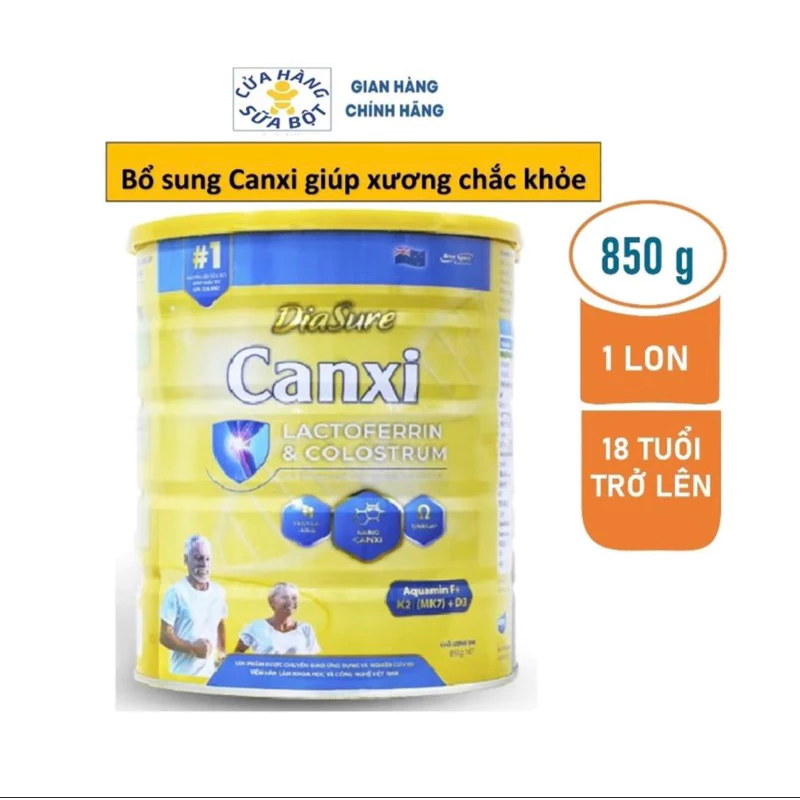 Sữa non Diassure Canxi giúp xương chắc khoẻ